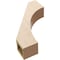 Ekena Millwork 5-inch W x 18-inch D x 24-inch H Westlake Rough Cedar Woodgrain TimberThane Knee Brace, Primed BRCUR05X18X24WTLRCPR - alternate 6